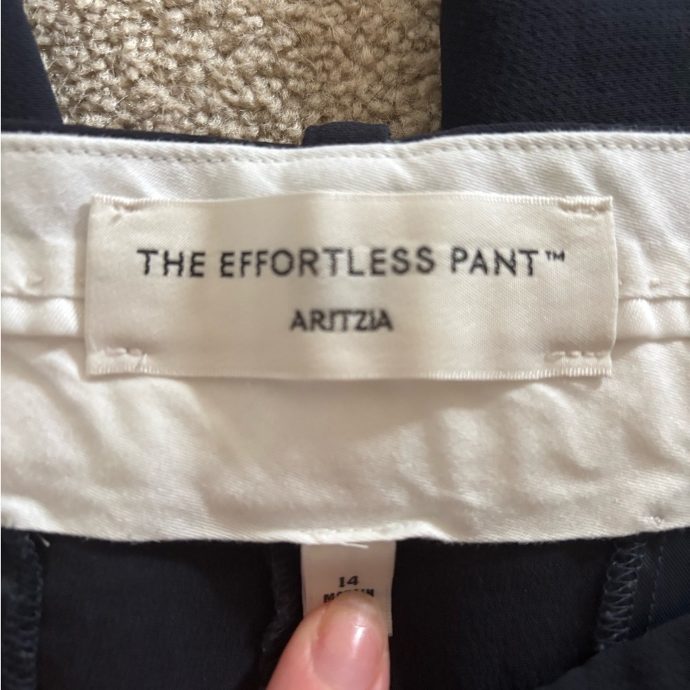Aritzia The Effortless Pant in Navy